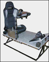 Force feedback racing chair
